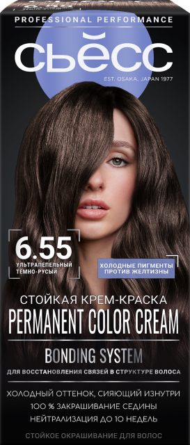 Ультрапепельный темно-русый 6.55