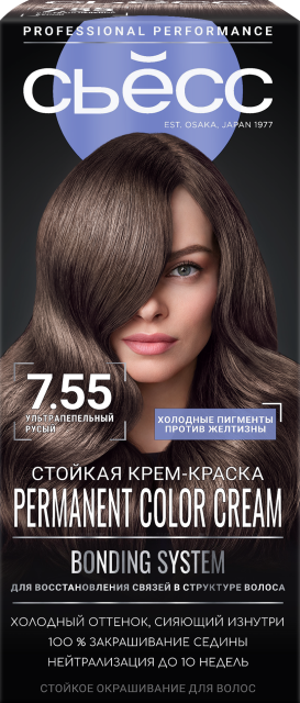 Ультрапепельный русый 7.55